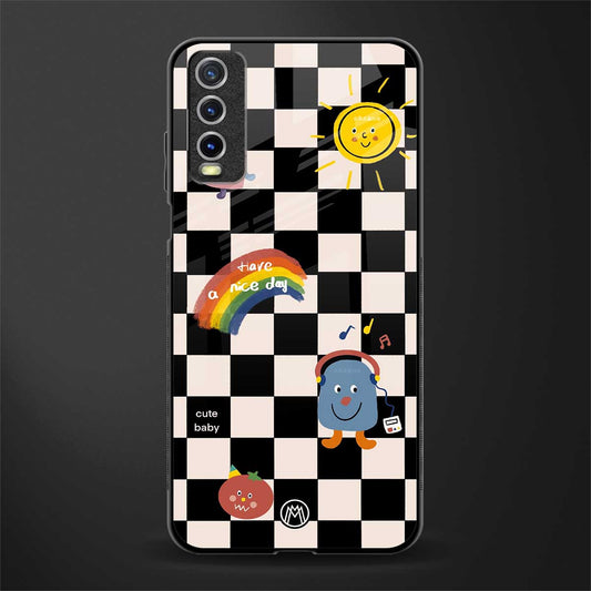 lunch break glass case for vivo y20 image