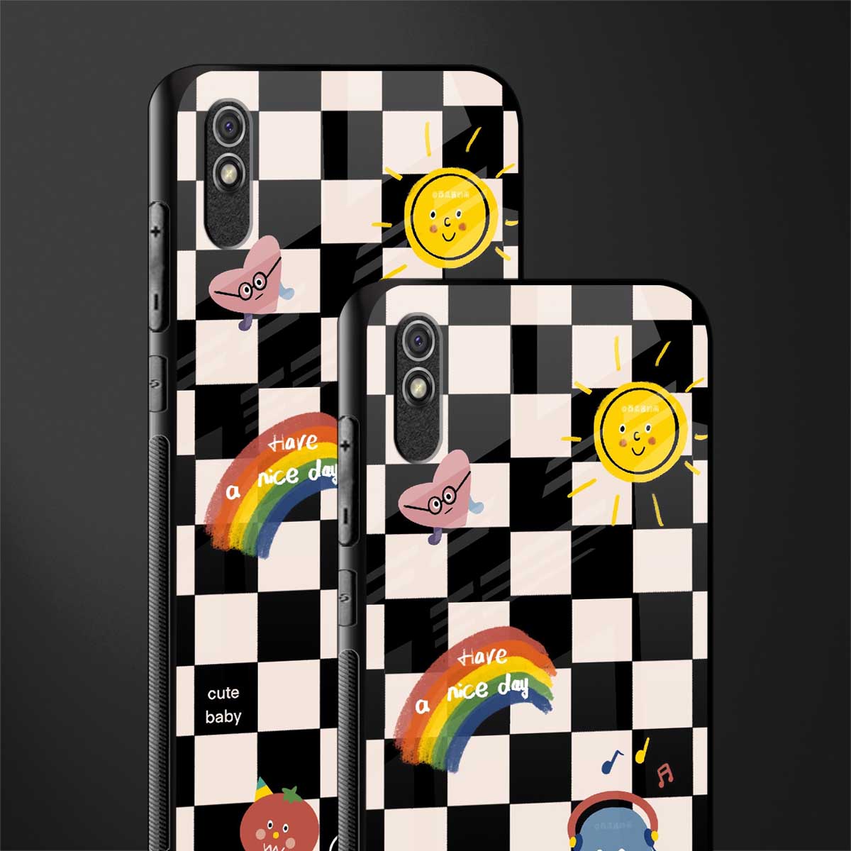 lunch break glass case for redmi 9a image-2