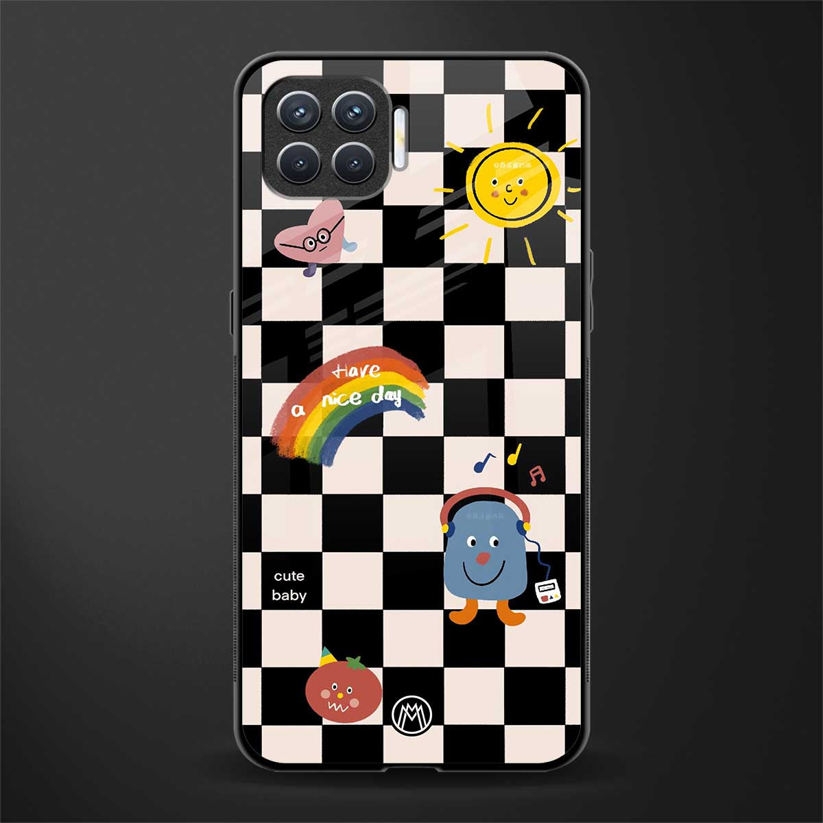 lunch break glass case for oppo f17 pro image