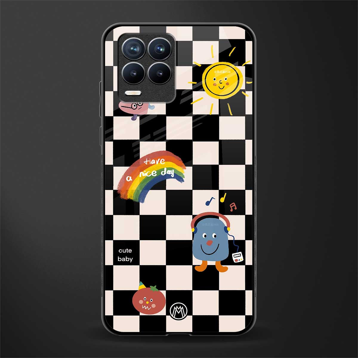 lunch break glass case for realme 8 4g image