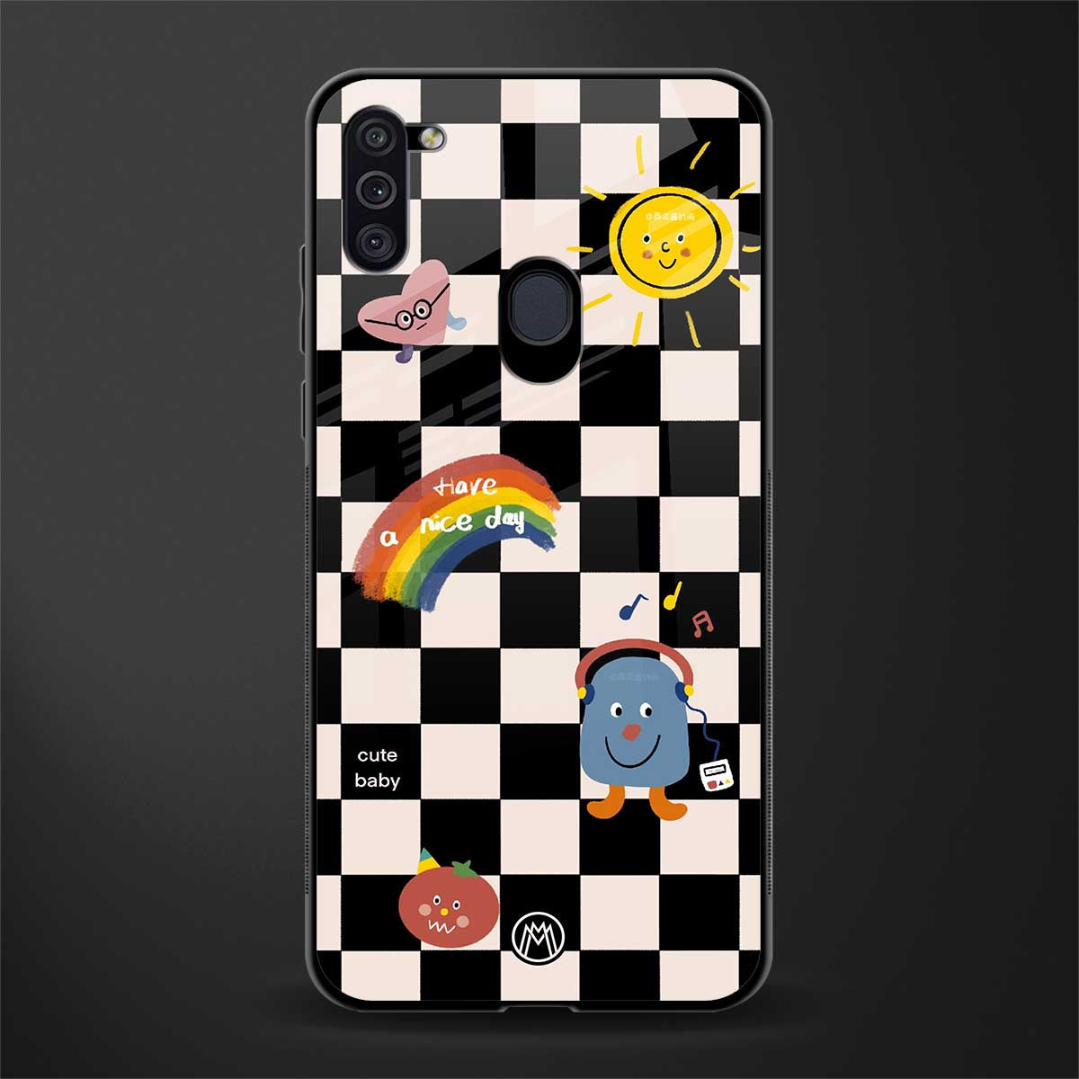 lunch break glass case for samsung a11 image