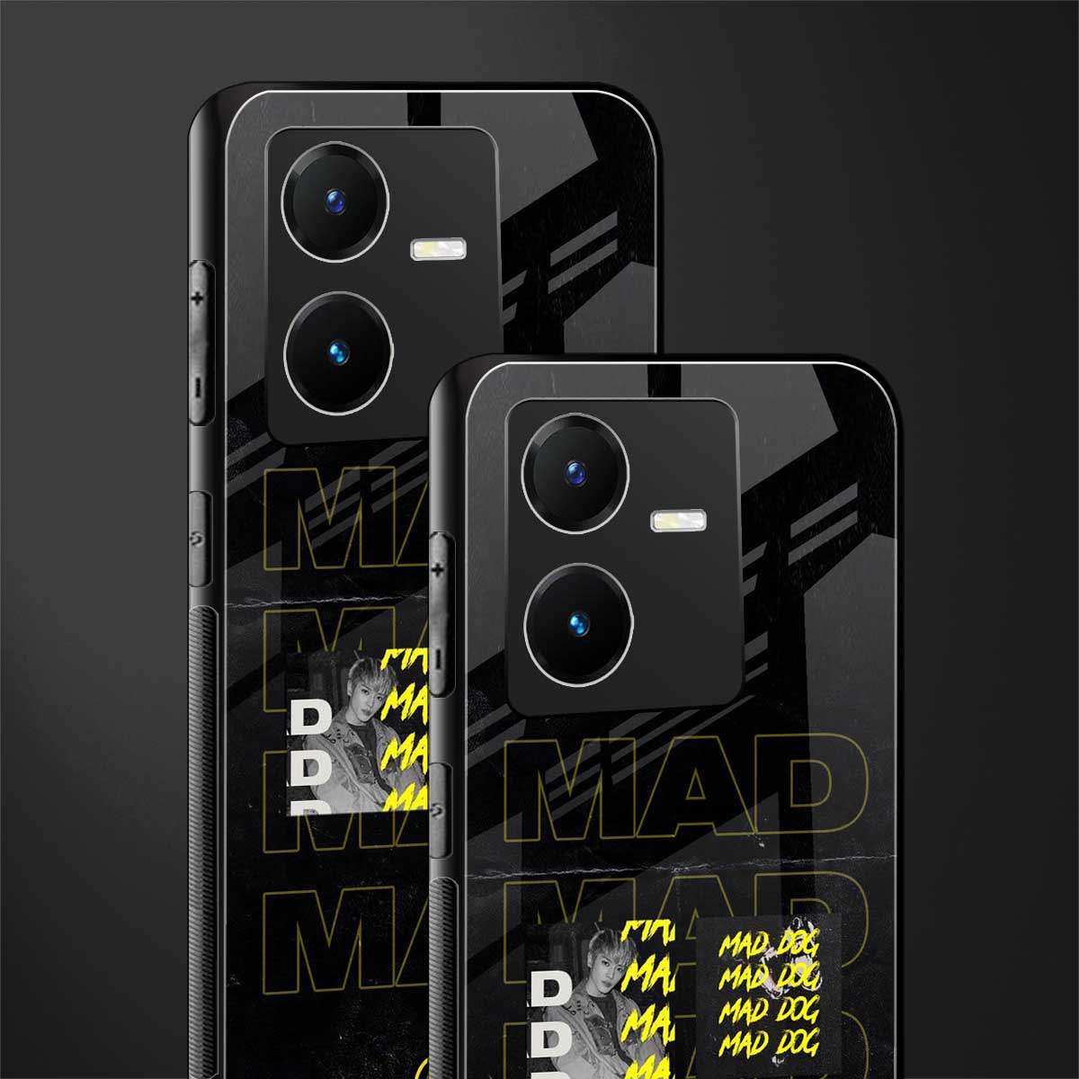 mad dog back phone cover | glass case for vivo y22