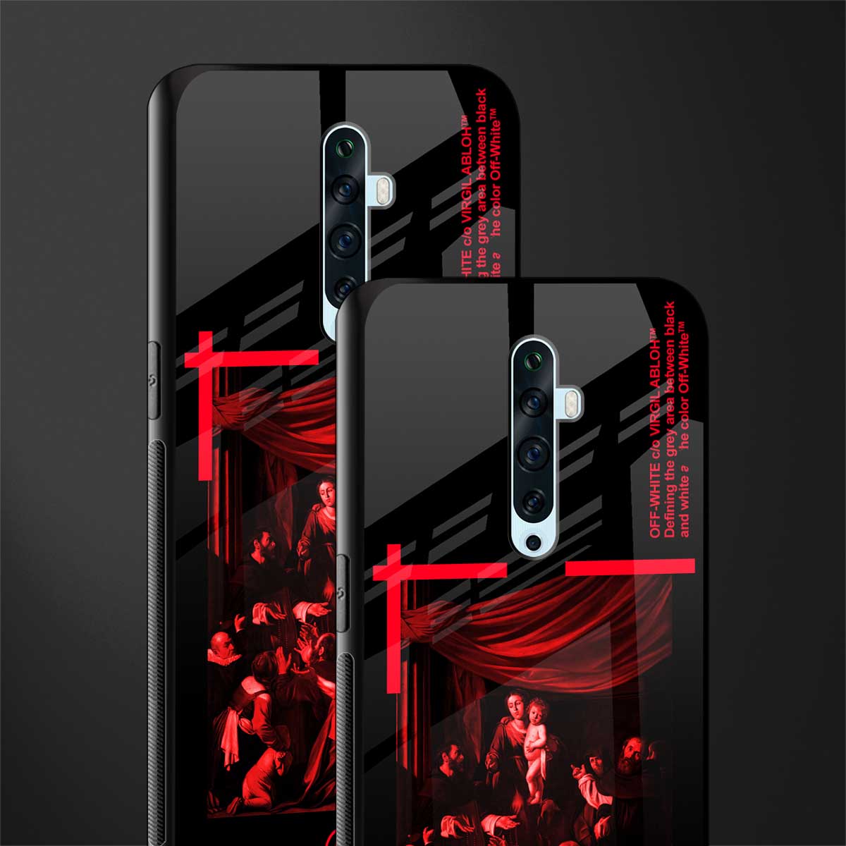 madonna of the rosary glass case for oppo reno 2f image-2
