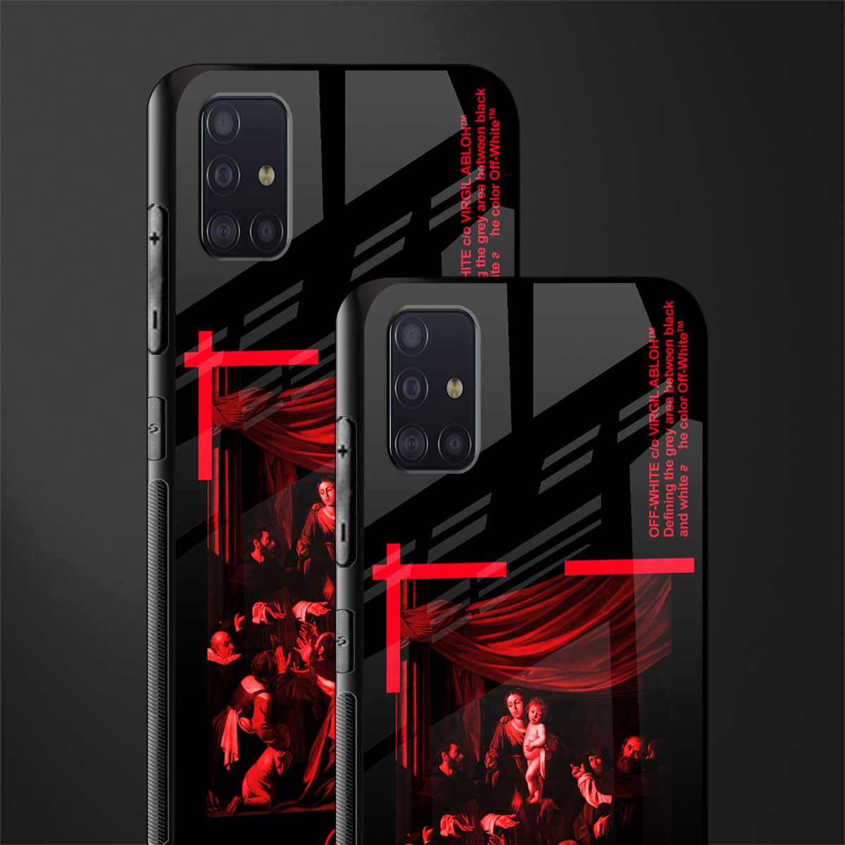 madonna of the rosary glass case for samsung galaxy a71 image-2