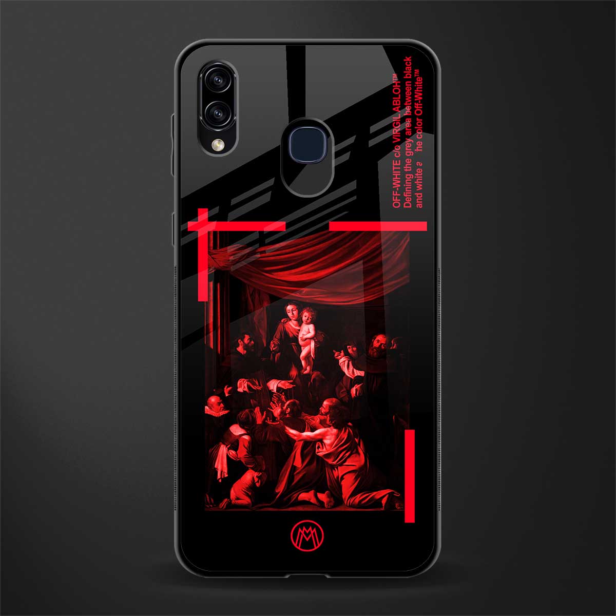 madonna of the rosary glass case for samsung galaxy a30 image