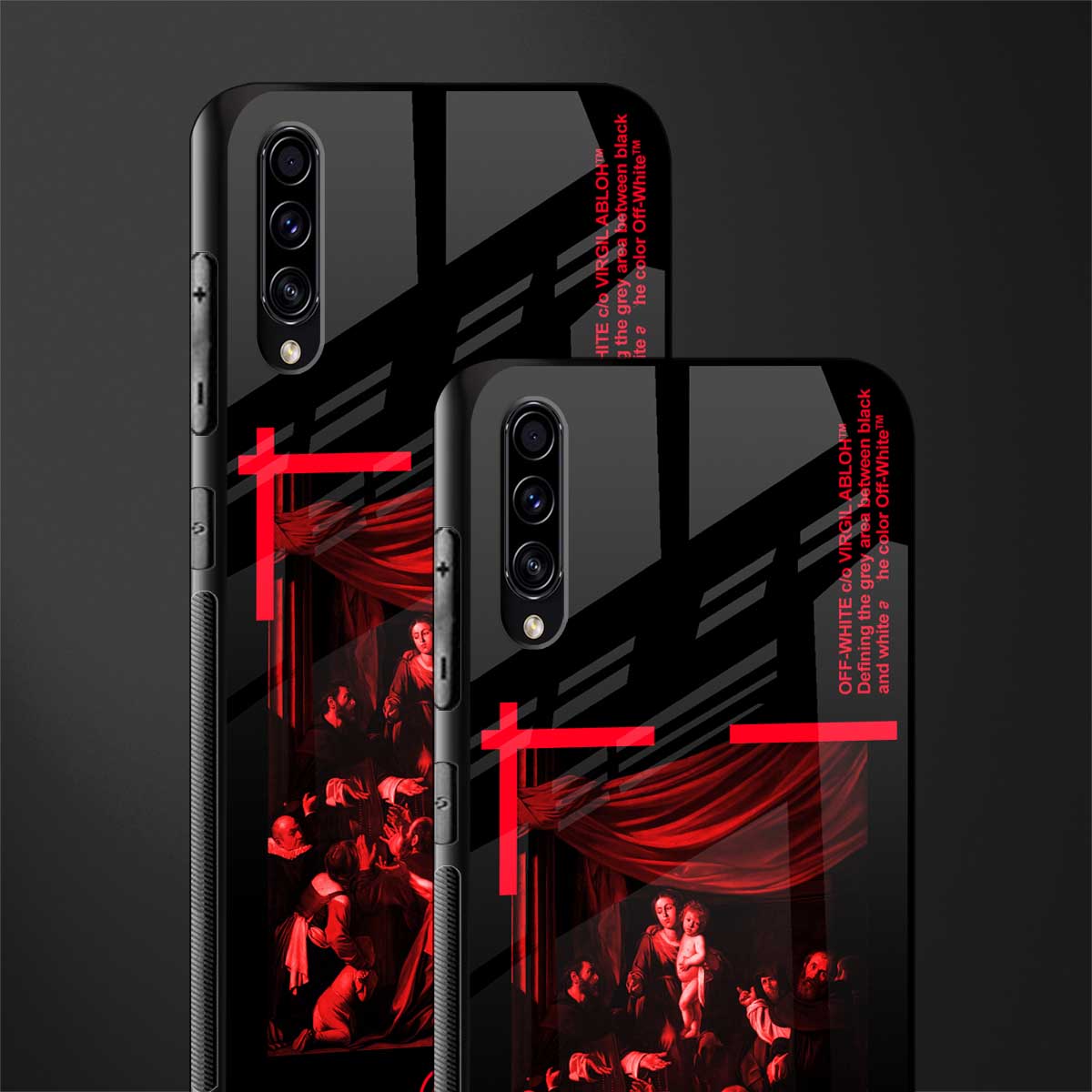 madonna of the rosary glass case for samsung galaxy a70 image-2