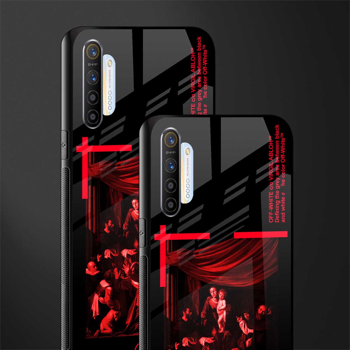 madonna of the rosary glass case for realme x2 image-2