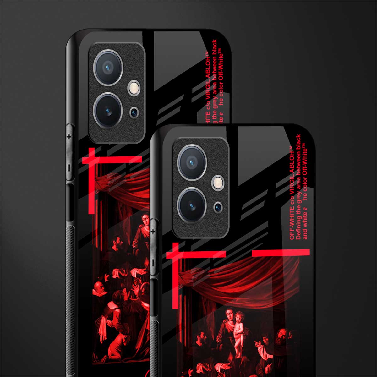 madonna of the rosary glass case for vivo y75 5g image-2