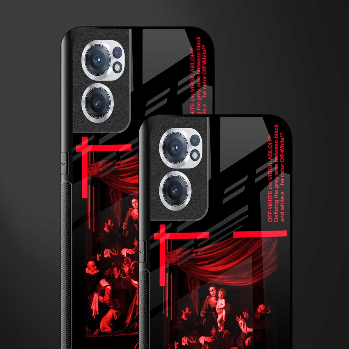 madonna of the rosary glass case for oneplus nord ce 2 5g image-2