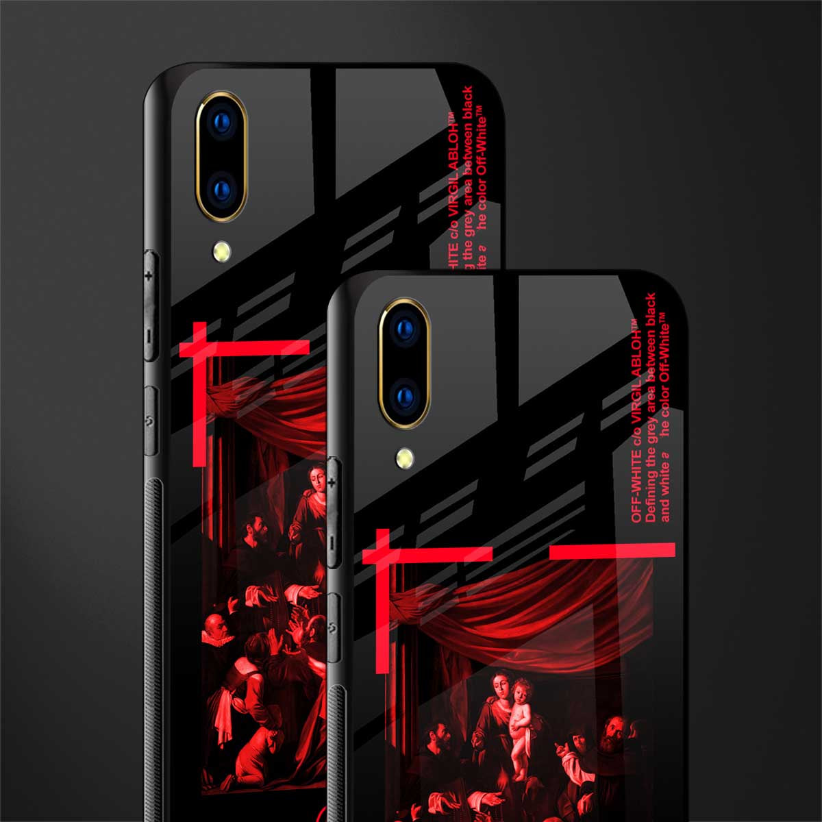 madonna of the rosary glass case for vivo v11 pro image-2
