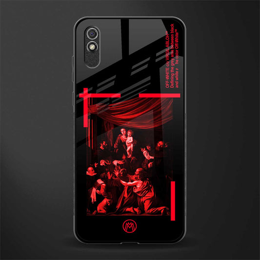 madonna of the rosary glass case for redmi 9a image