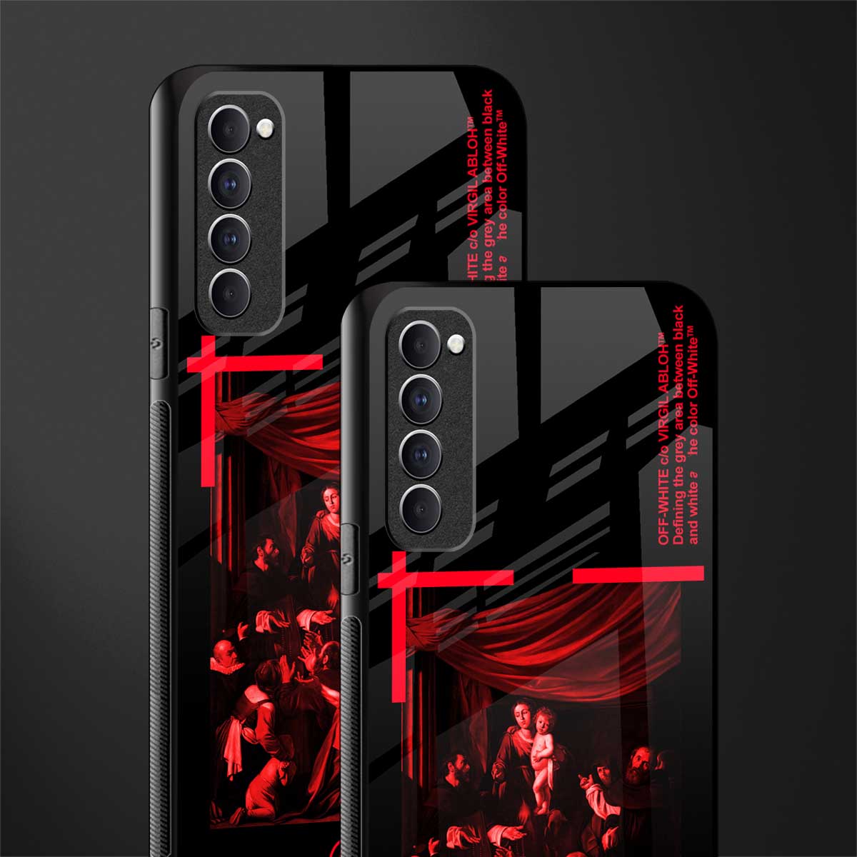 madonna of the rosary glass case for oppo reno 4 pro image-2