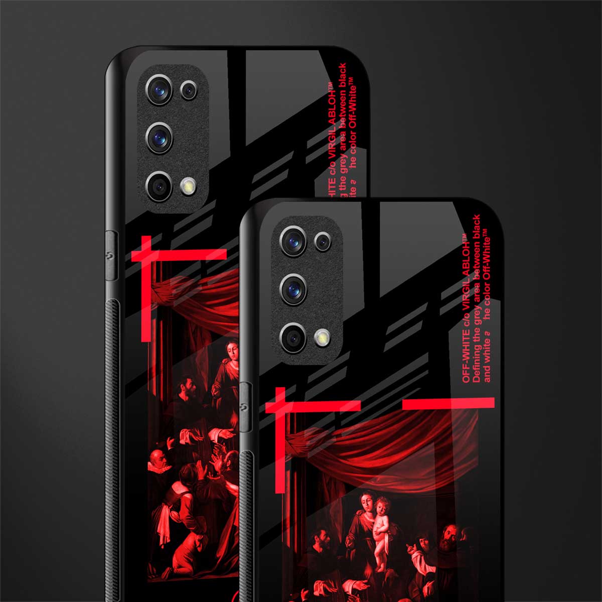madonna of the rosary glass case for realme x7 pro image-2