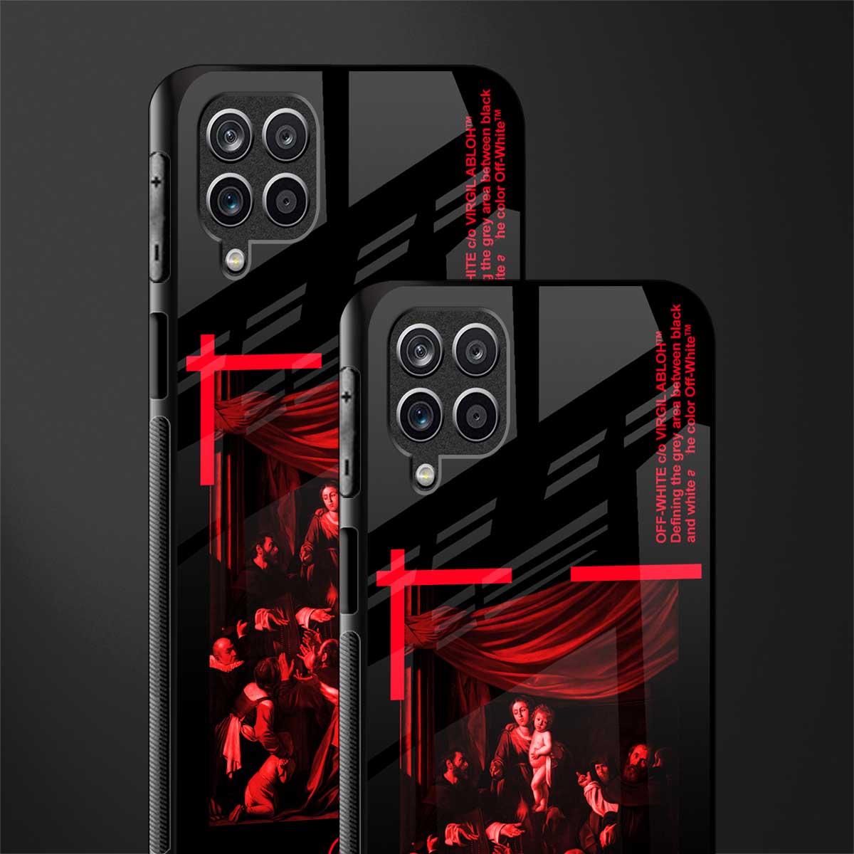 madonna of the rosary glass case for samsung galaxy m12 image-2