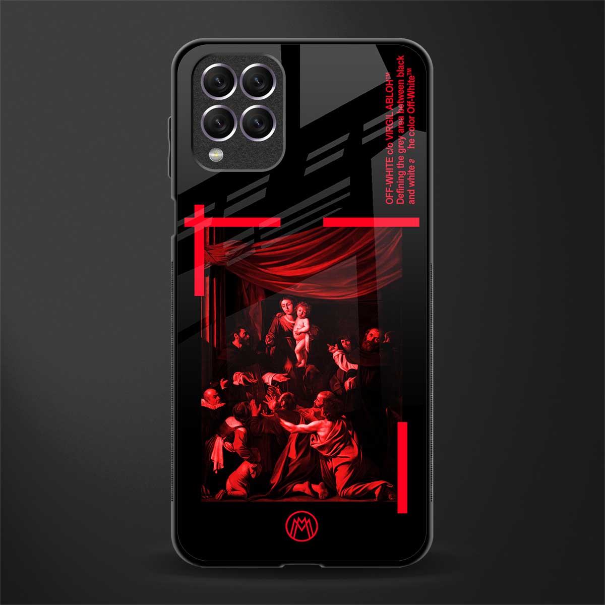 madonna of the rosary glass case for samsung galaxy f62 image