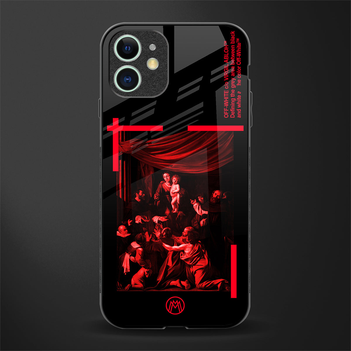 madonna of the rosary glass case for iphone 12 mini image