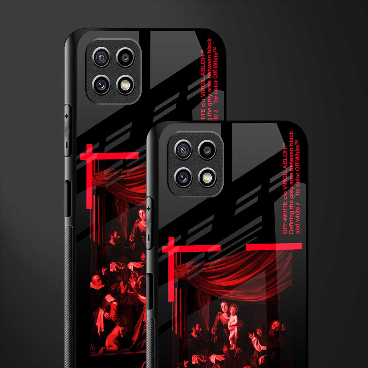madonna of the rosary glass case for samsung galaxy a22 5g image-2