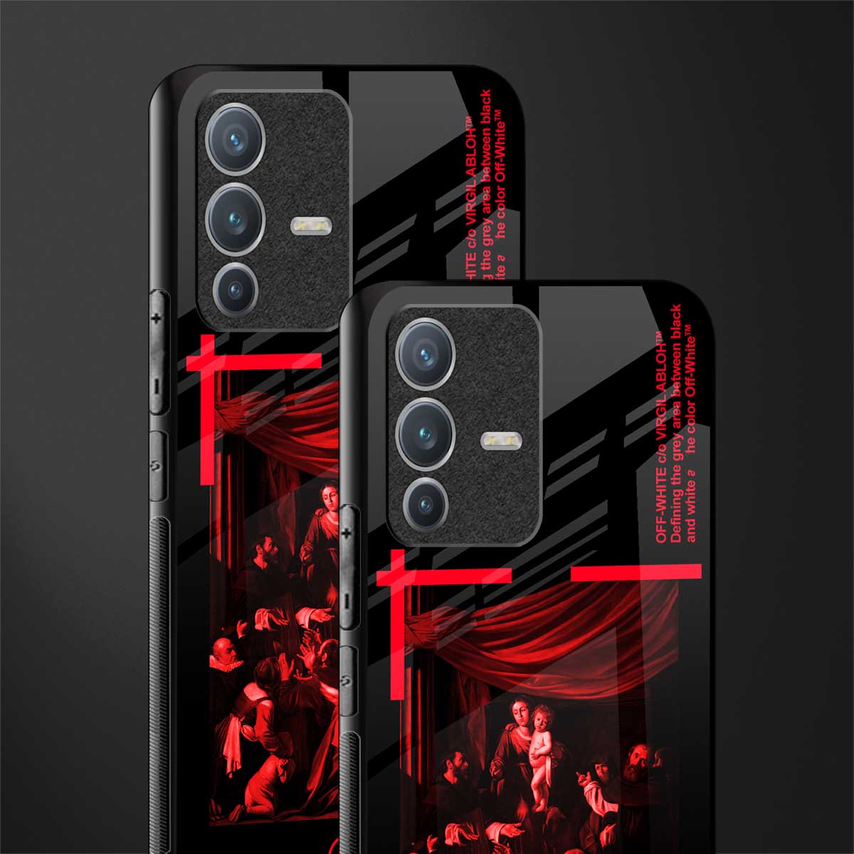 madonna of the rosary glass case for vivo v23 pro 5g image-2