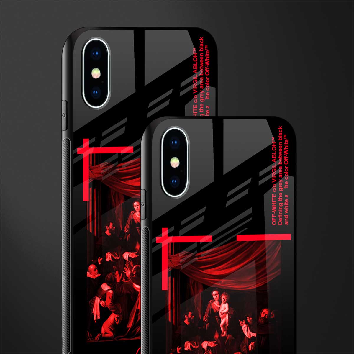 madonna of the rosary glass case for iphone xs image-2