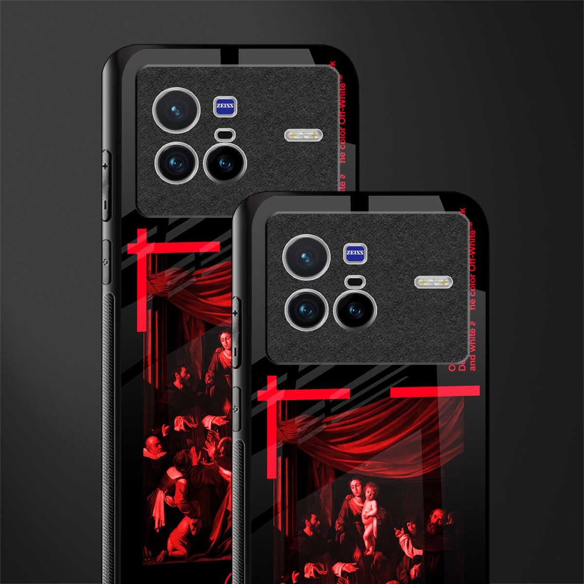 madonna of the rosary glass case for vivo x80 image-2