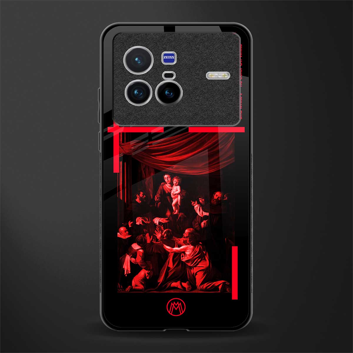 madonna of the rosary glass case for vivo x80 image