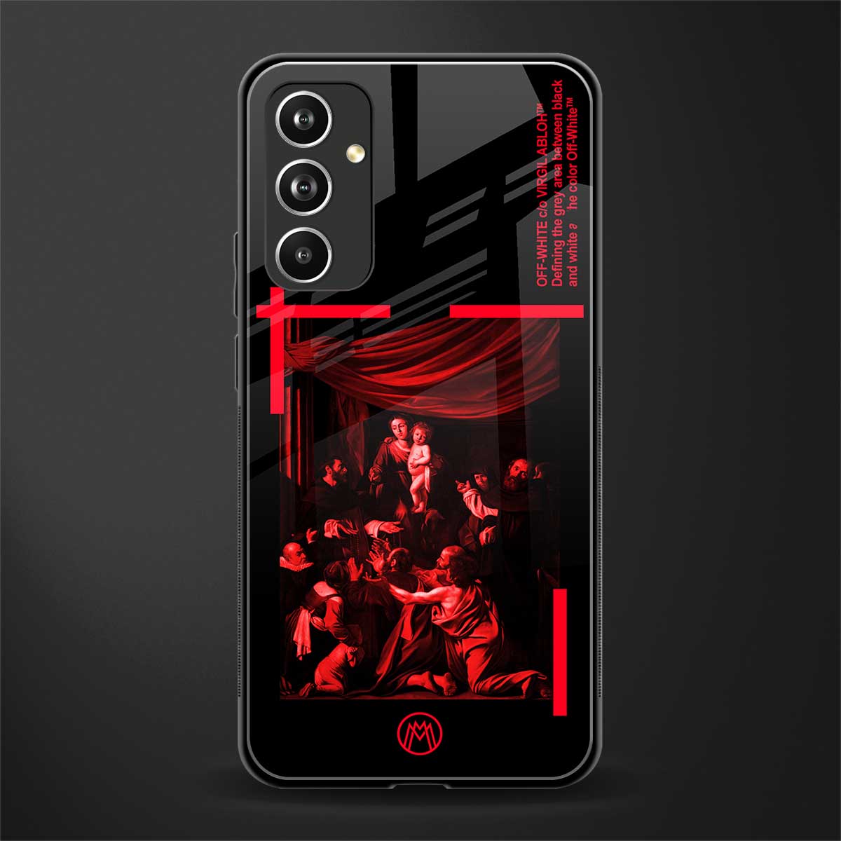 madonna of the rosary back phone cover | glass case for samsung galaxy a54 5g