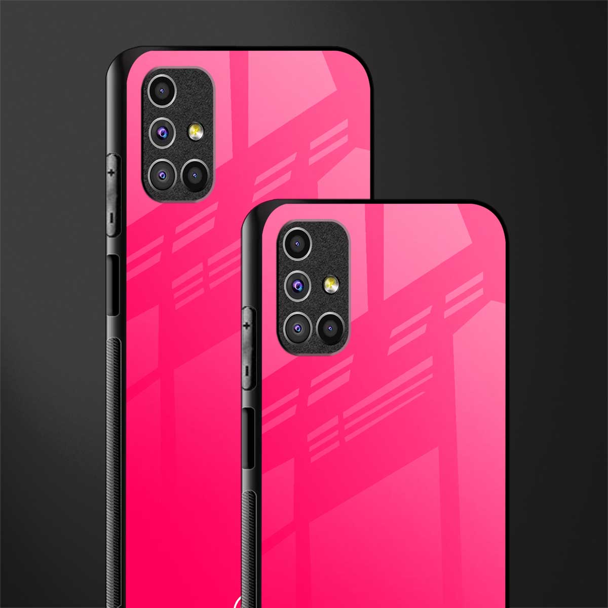 magenta paradise glass case for samsung galaxy m31s image-2