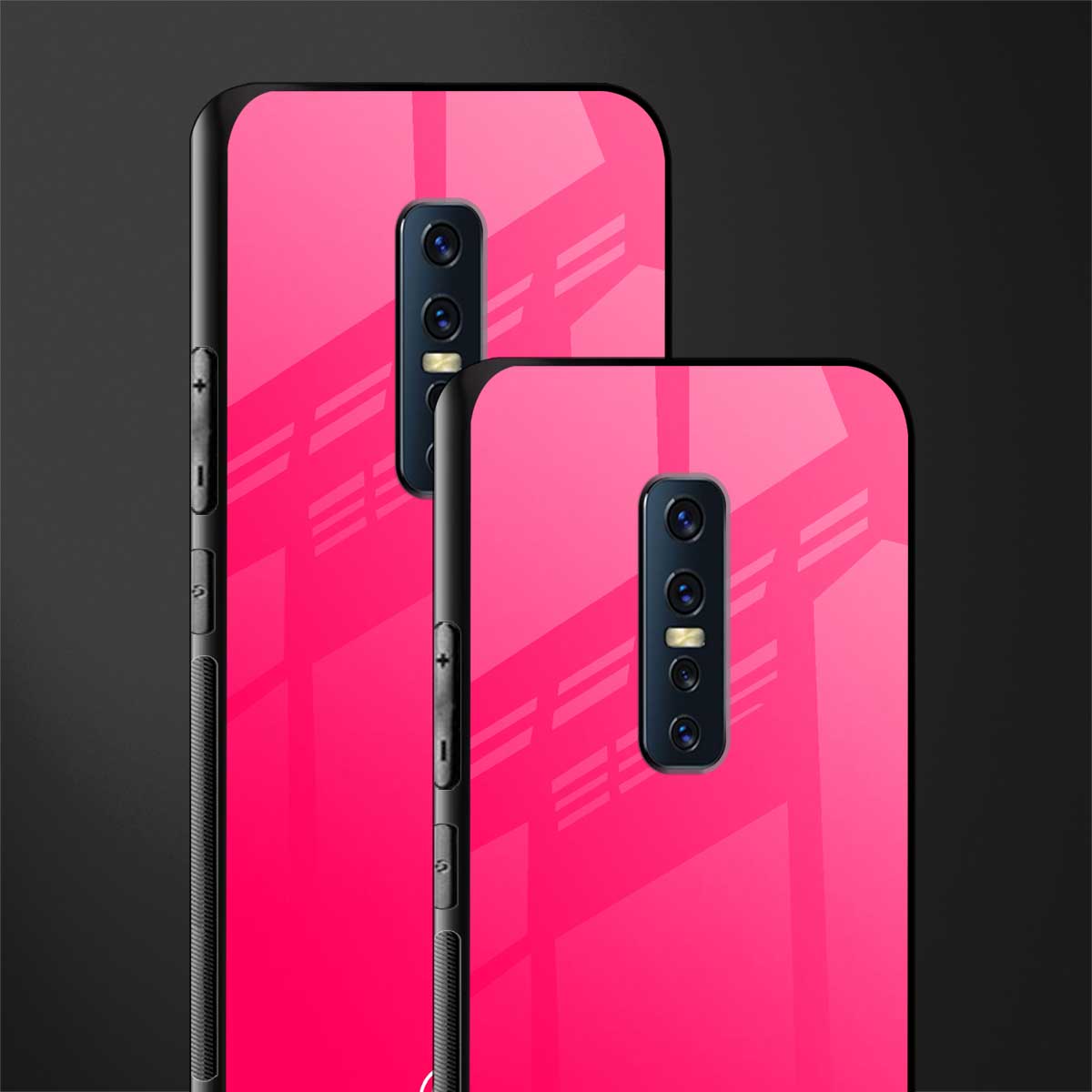 magenta paradise glass case for vivo v17 pro image-2