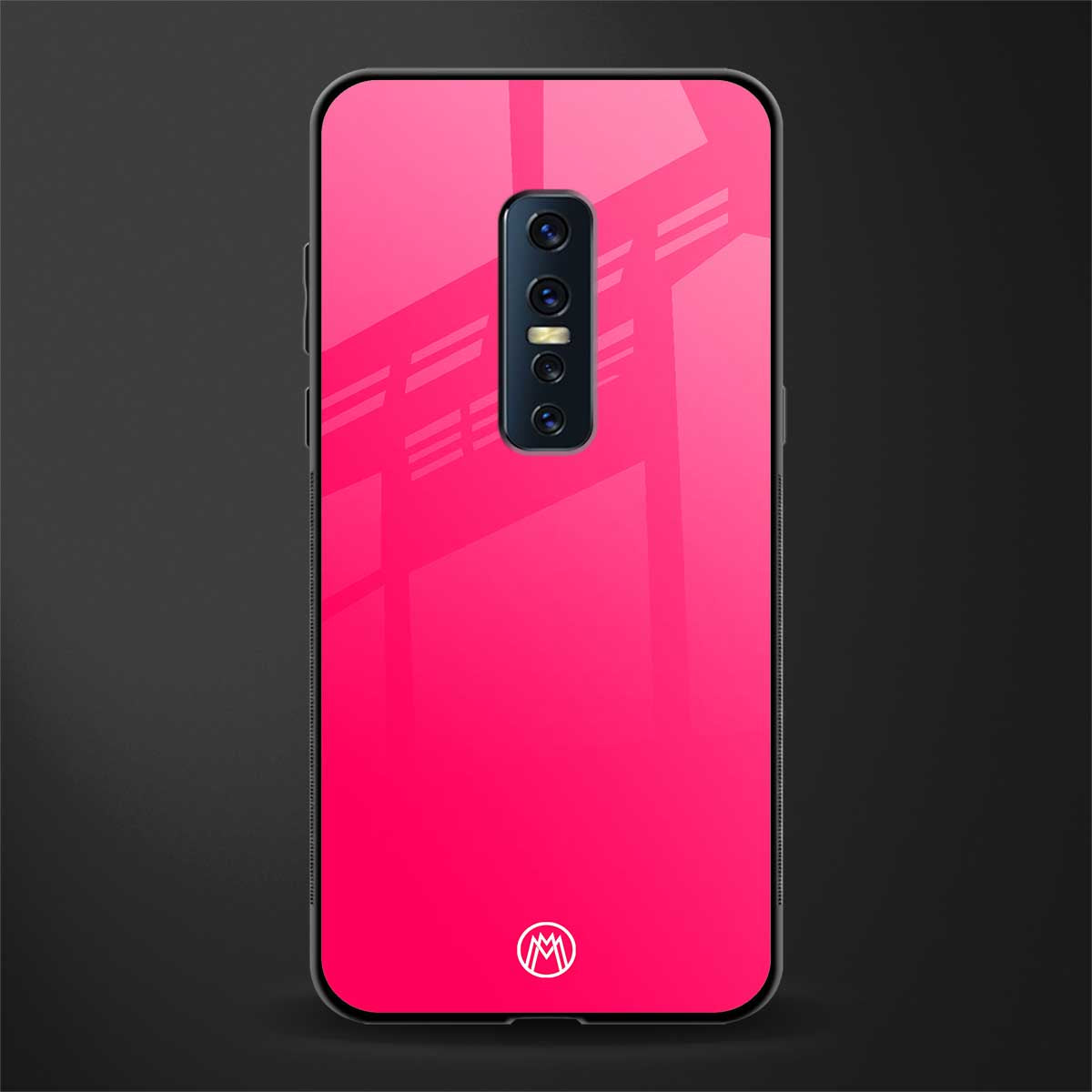 magenta paradise glass case for vivo v17 pro image
