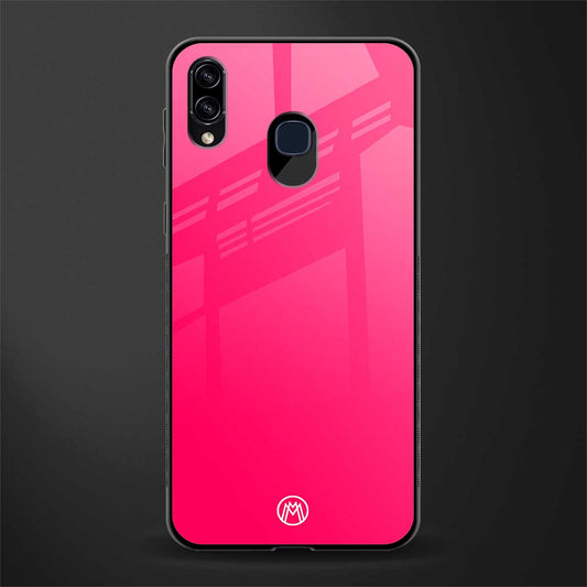 magenta paradise glass case for samsung galaxy a20 image