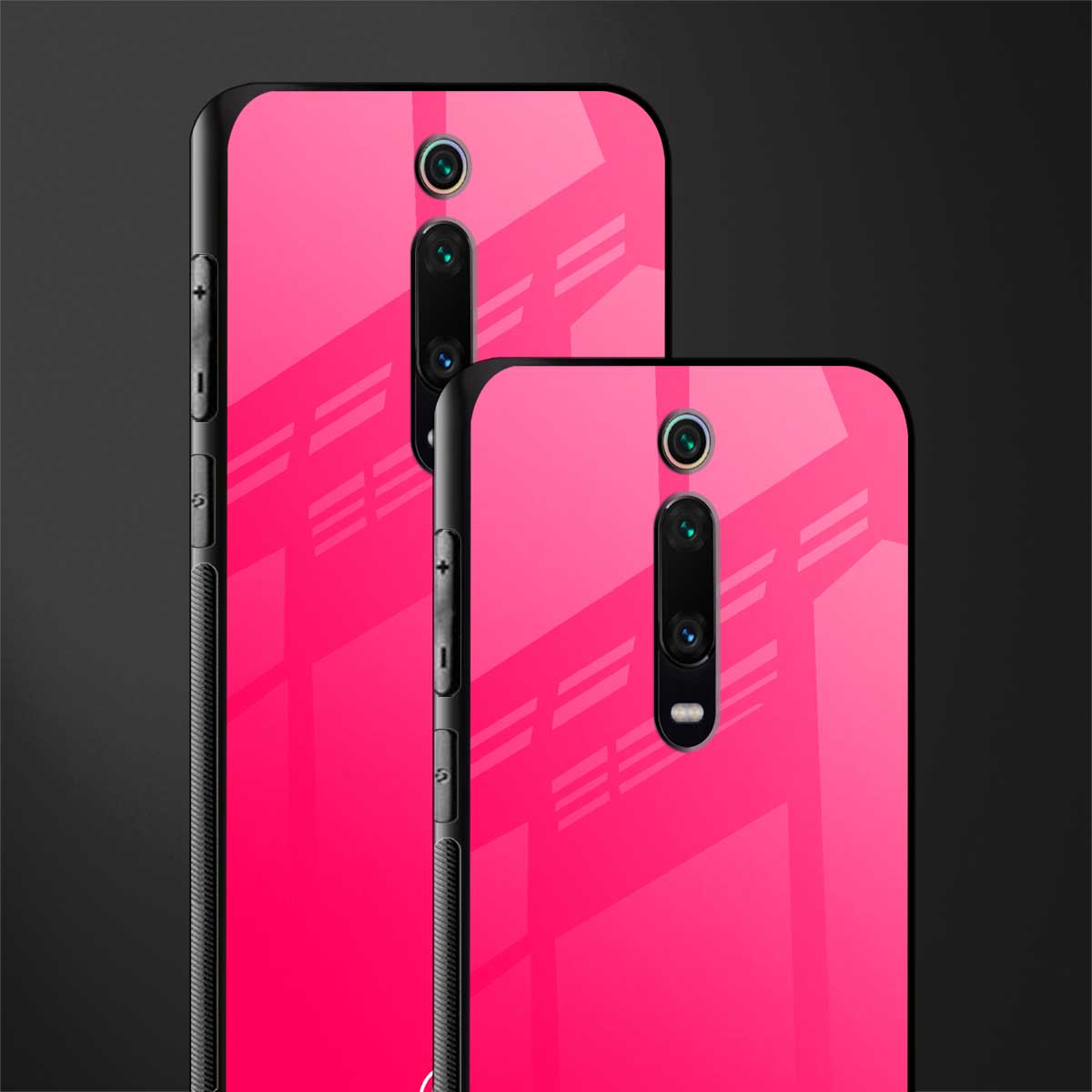 magenta paradise glass case for redmi k20 image-2