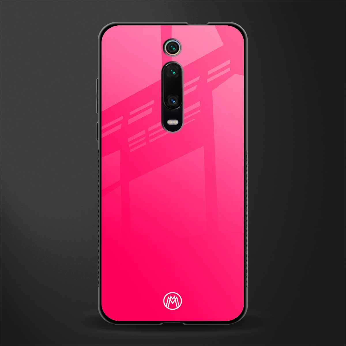 magenta paradise glass case for redmi k20 image