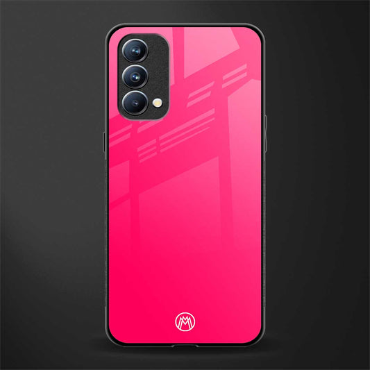 magenta paradise glass case for oppo f19s image