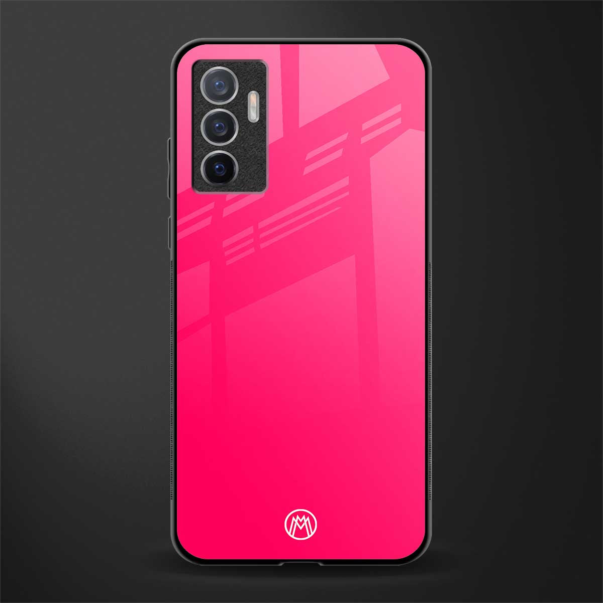 magenta paradise glass case for vivo v23e image