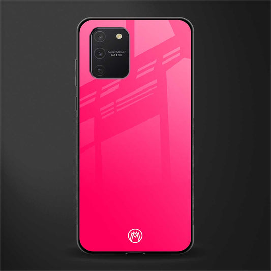 magenta paradise glass case for samsung galaxy a91 image