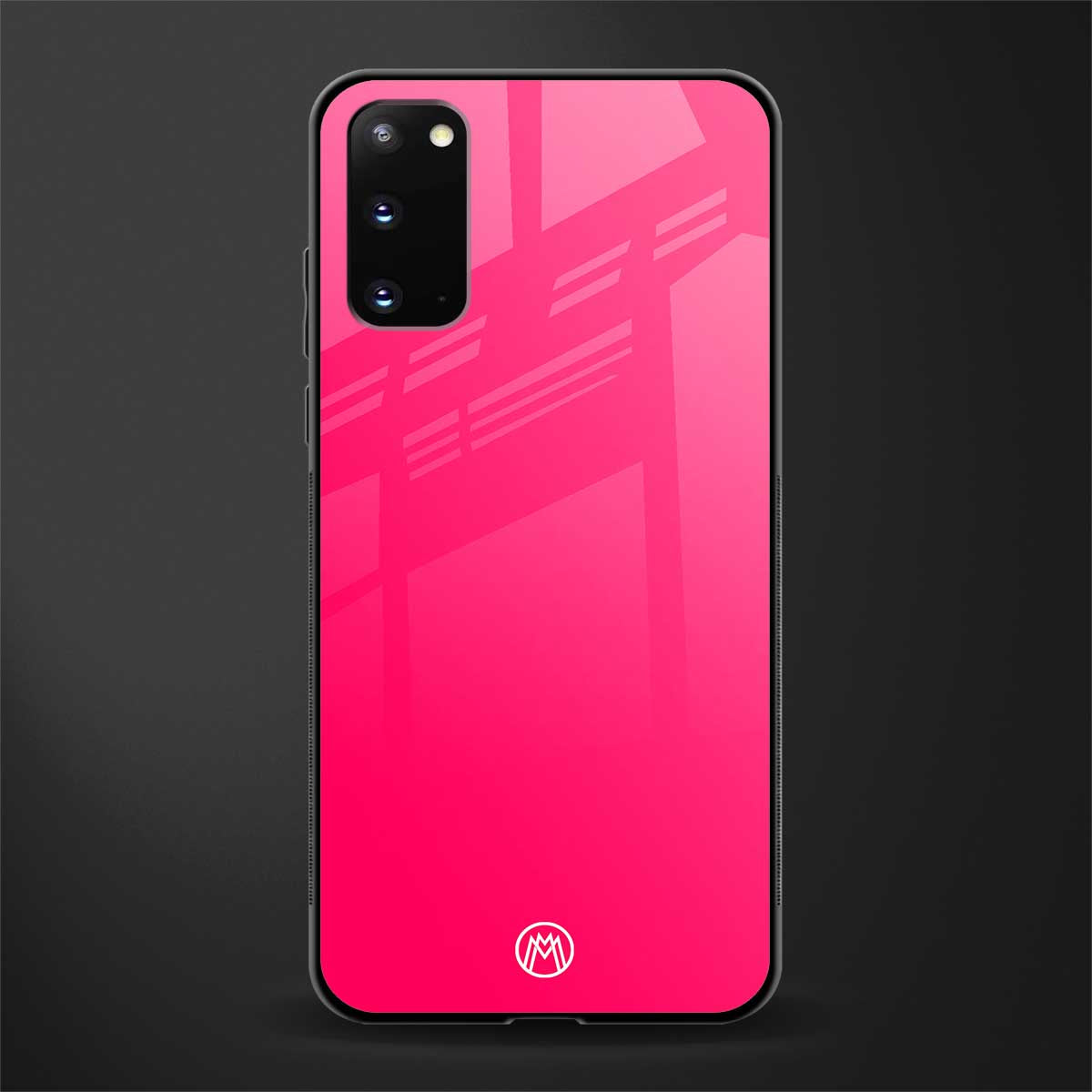 magenta paradise glass case for samsung galaxy s20 image