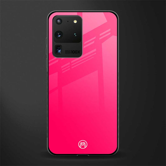 magenta paradise glass case for samsung galaxy s20 ultra image