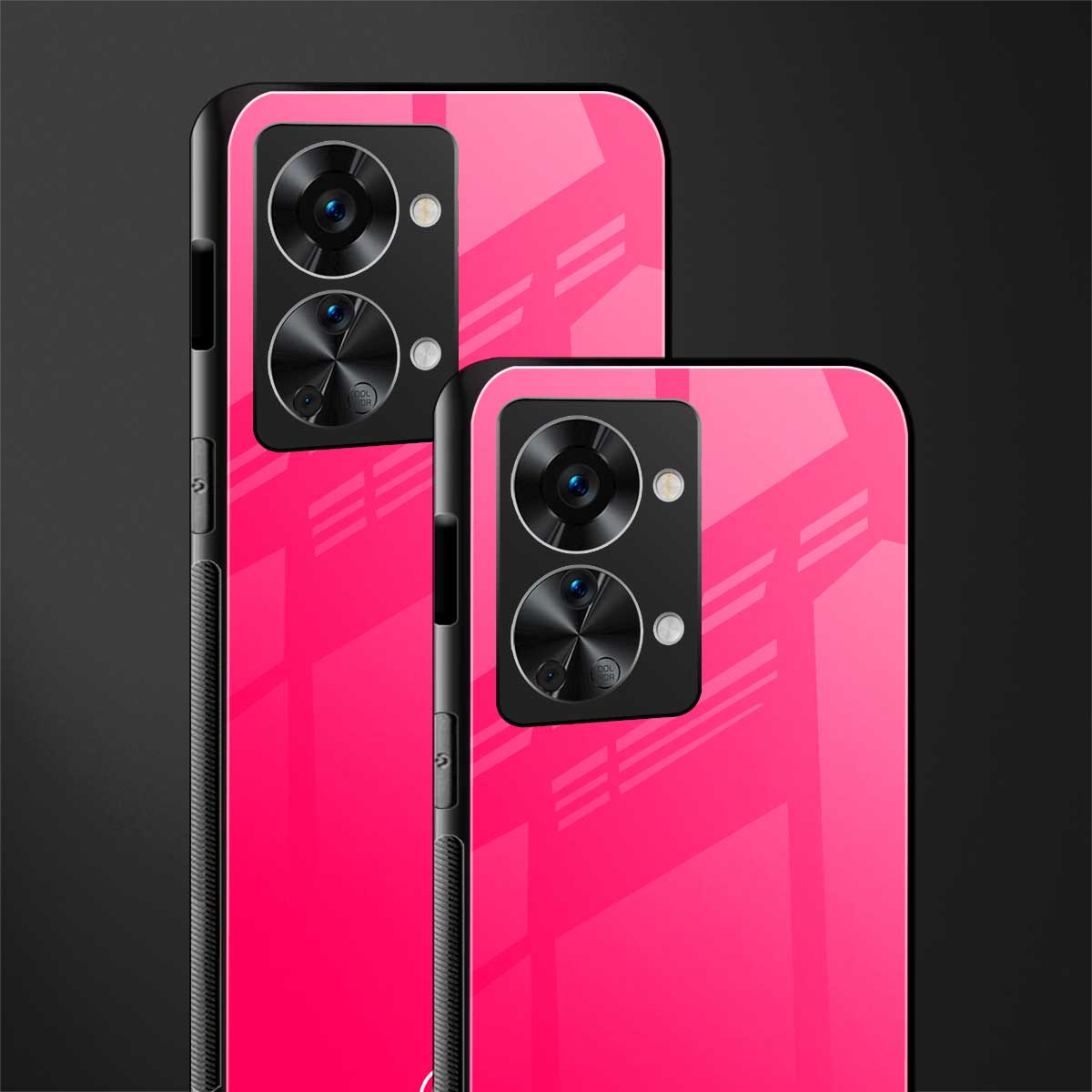 magenta paradise glass case for phone case | glass case for oneplus nord 2t 5g
