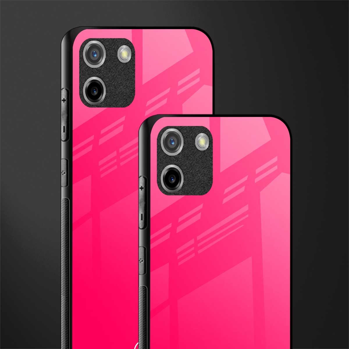 magenta paradise glass case for realme c11 image-2