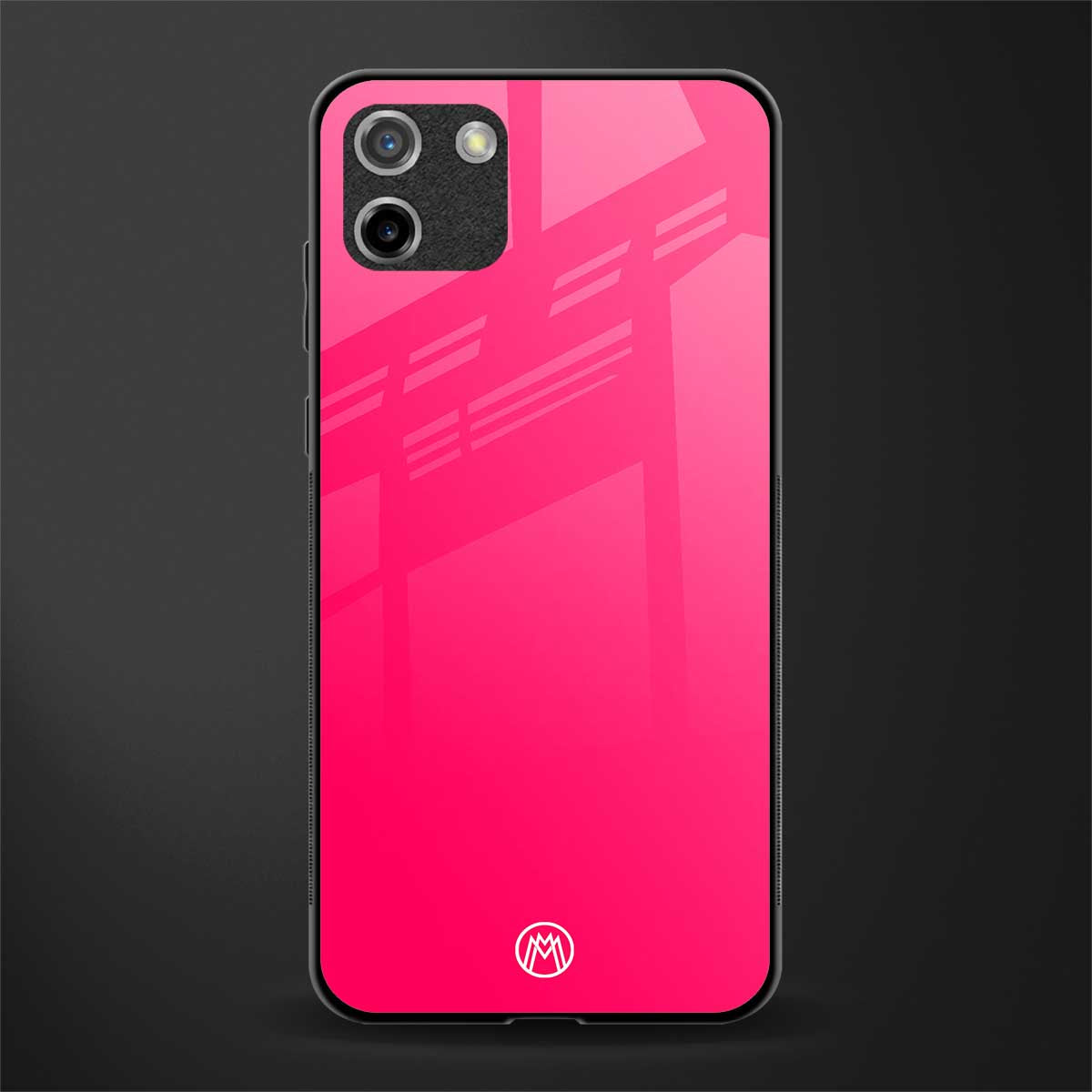 magenta paradise glass case for realme c11 image