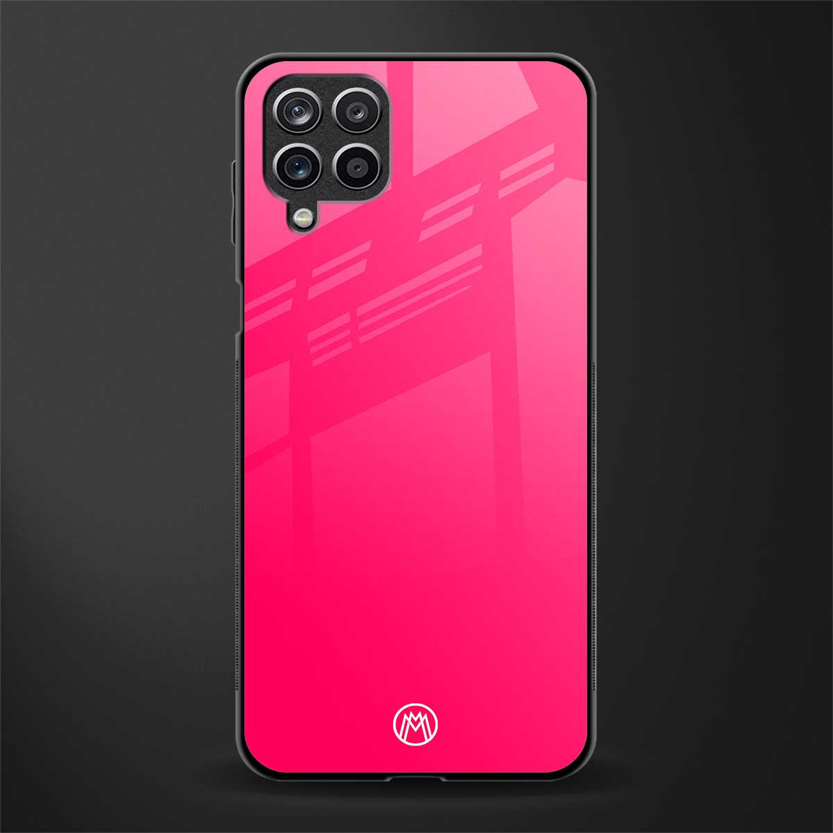 magenta paradise glass case for samsung galaxy f12 image