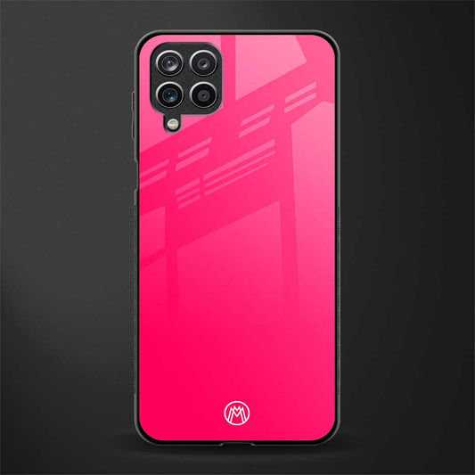 magenta paradise glass case for samsung galaxy a12 image
