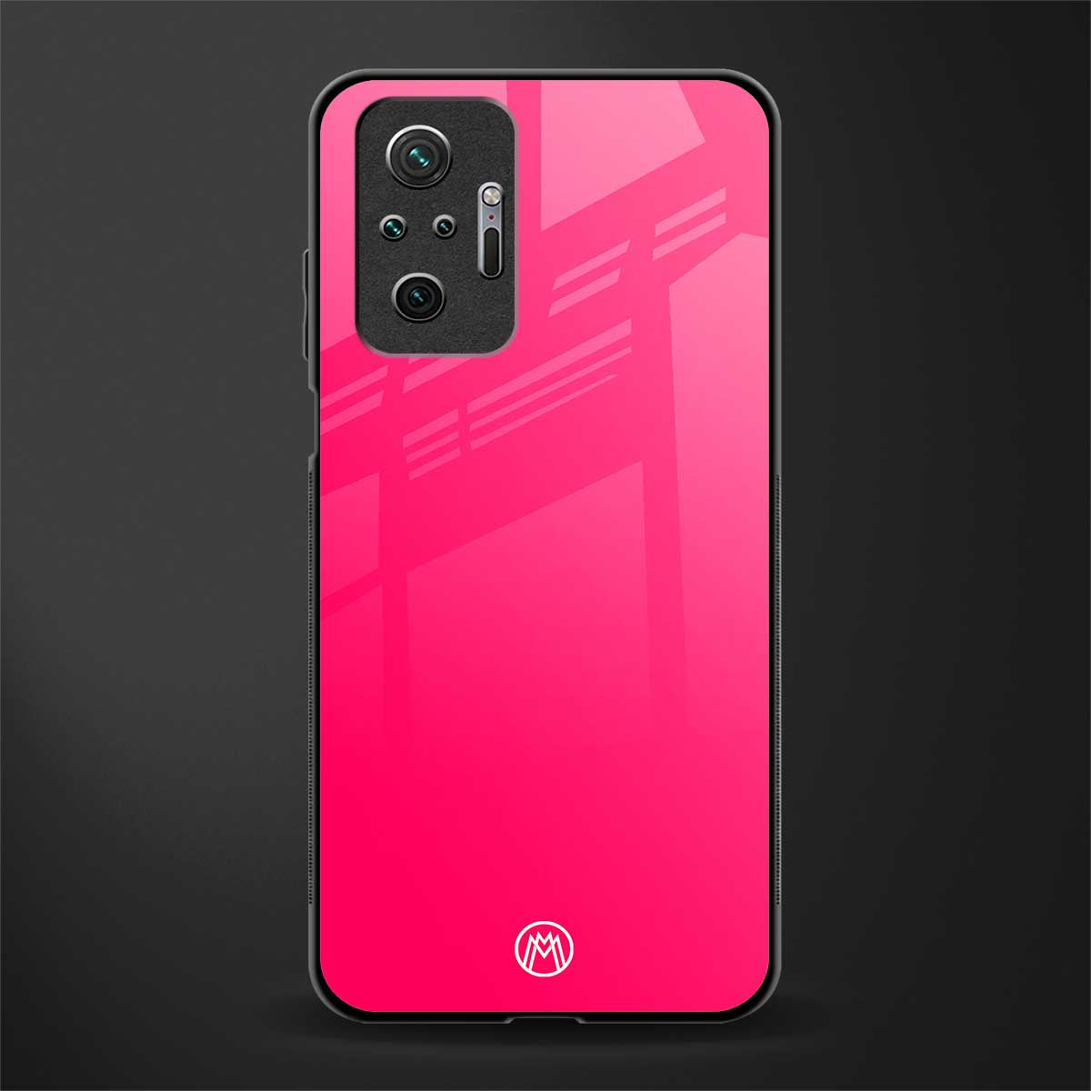 magenta paradise glass case for redmi note 10 pro max image