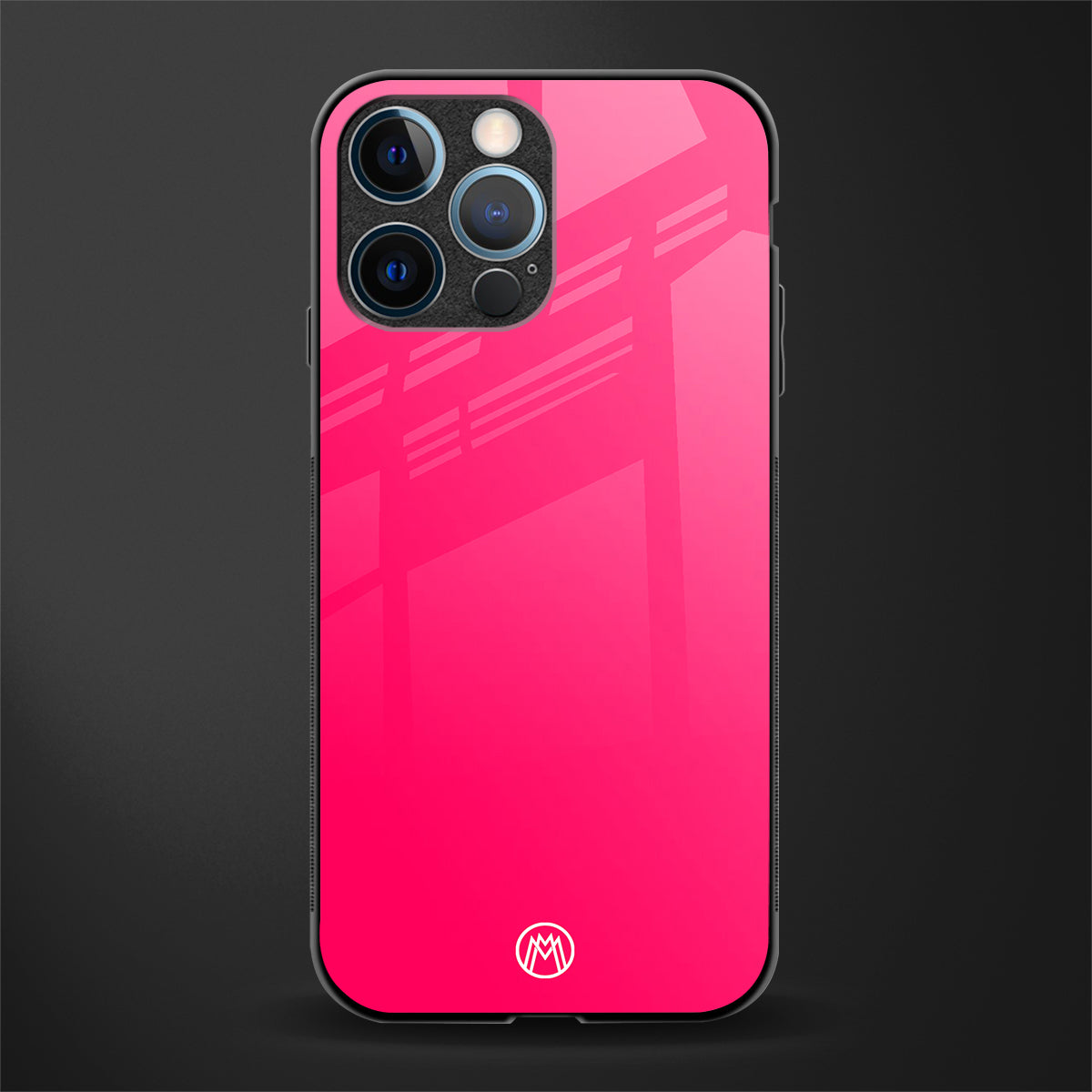 Magenta Paradise Phone Cover for iPhone 13 Pro Glass Case