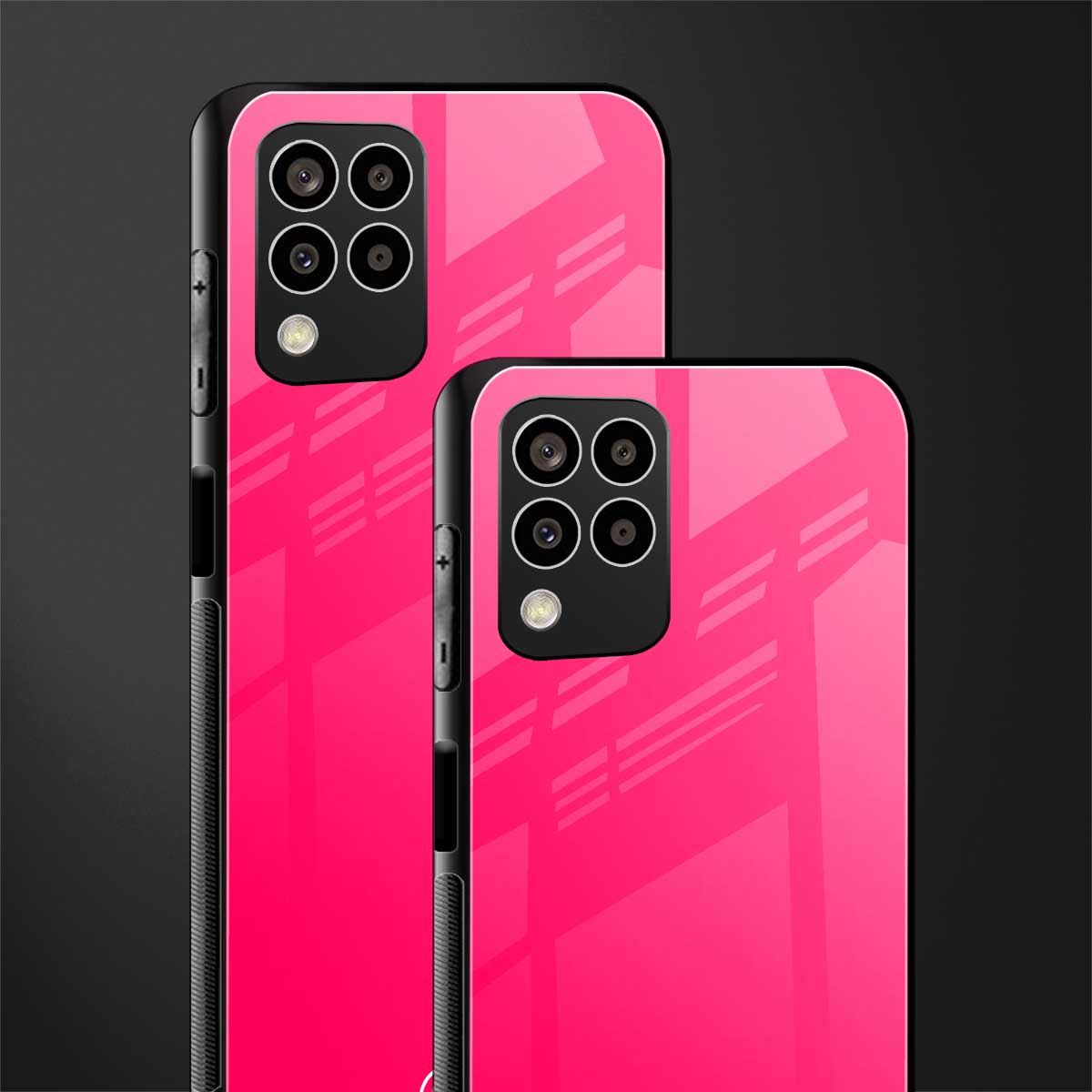 magenta paradise back phone cover | glass case for samsung galaxy m33 5g