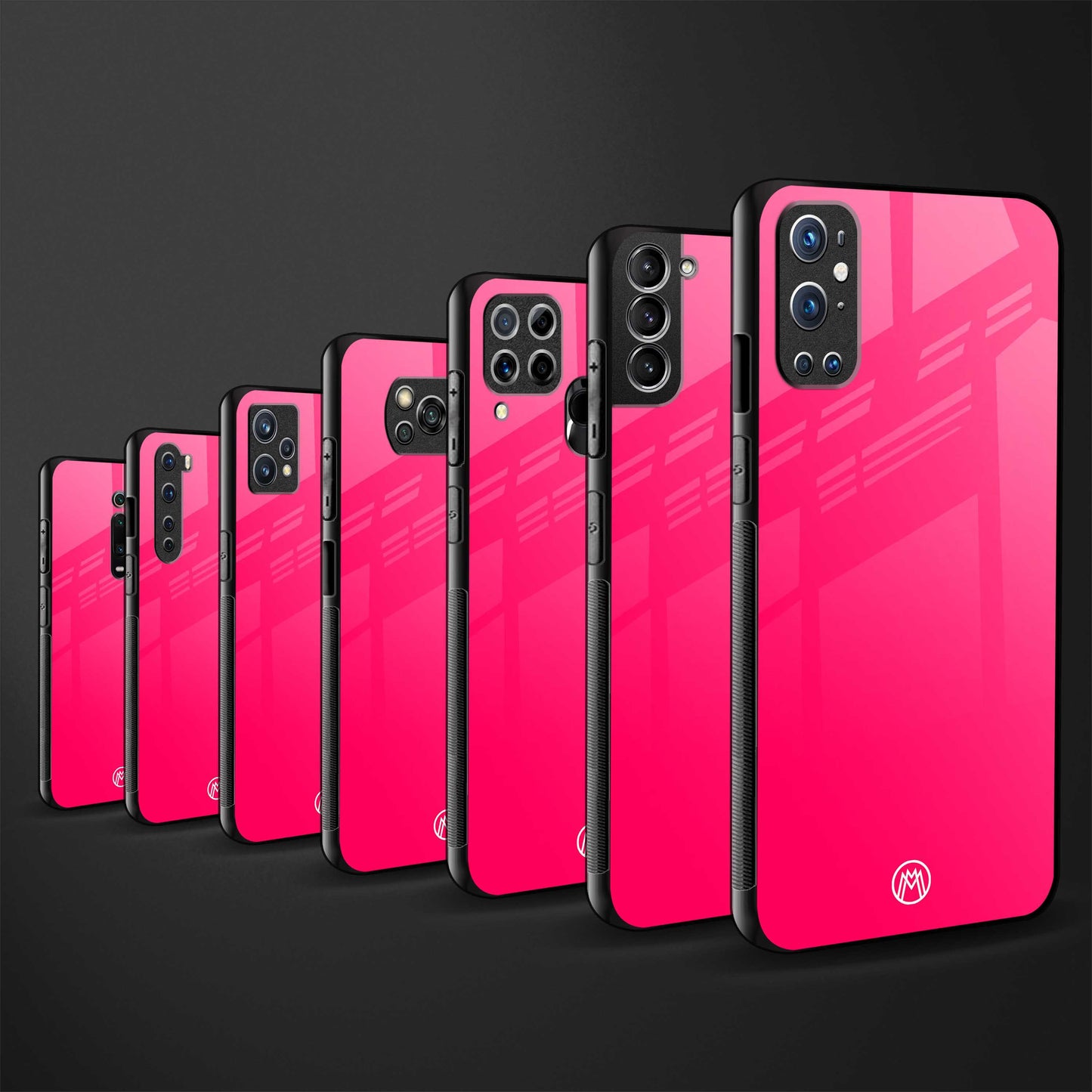 magenta paradise glass case for samsung galaxy f41 image-3