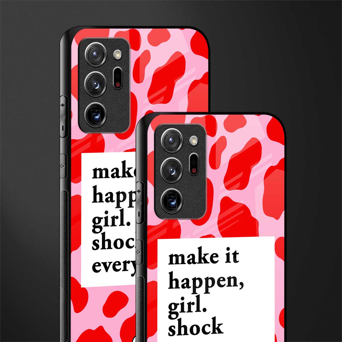 make it happen girl glass case for samsung galaxy note 20 ultra 5g image-2