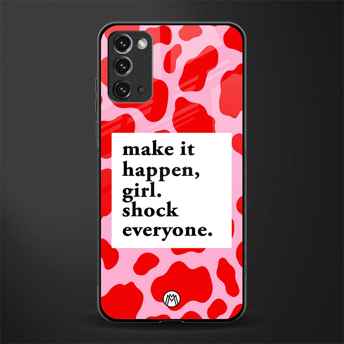 make it happen girl glass case for samsung galaxy note 20 image