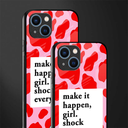 make it happen girl glass case for iphone 13 image-2