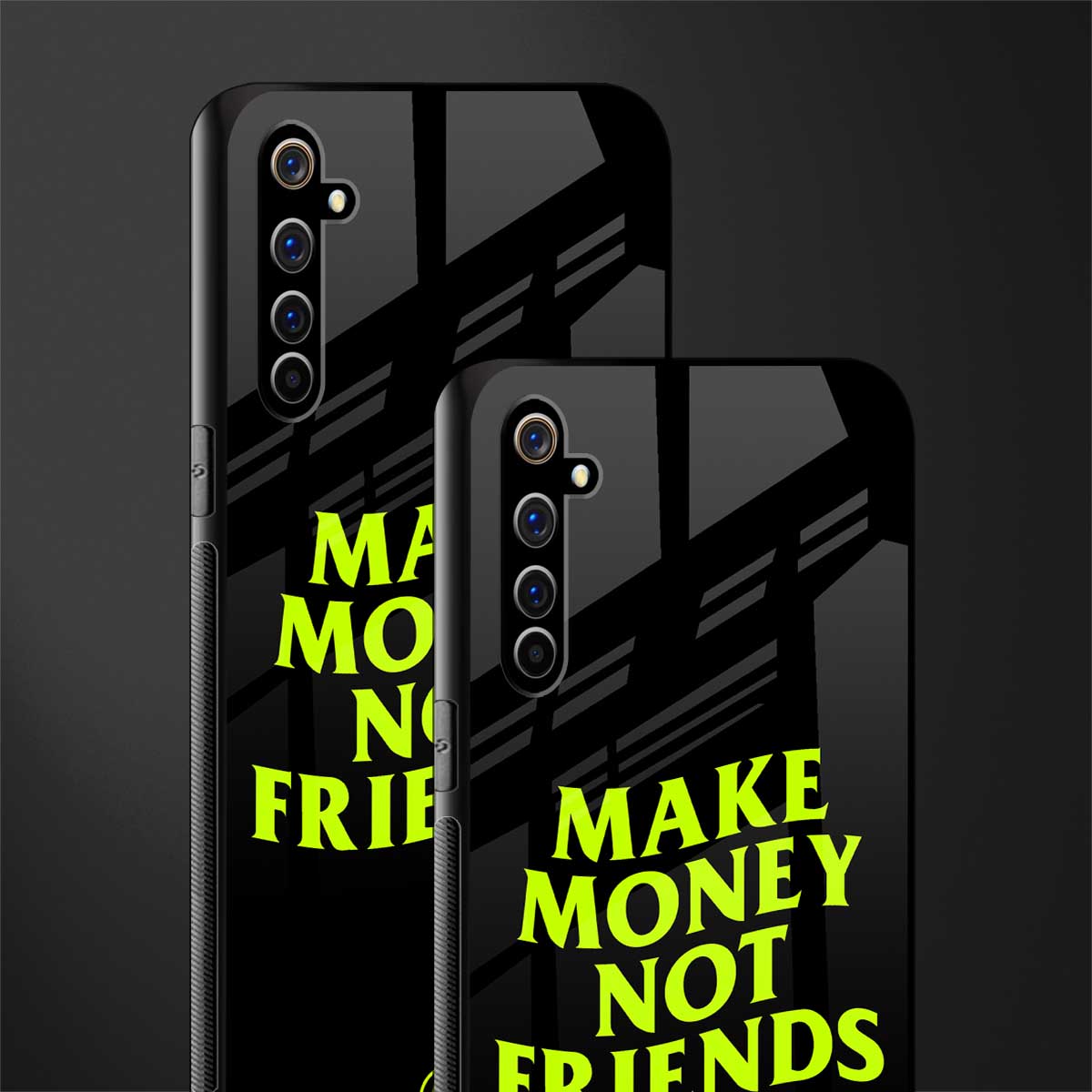 make money not friends glass case for realme x50 pro image-2